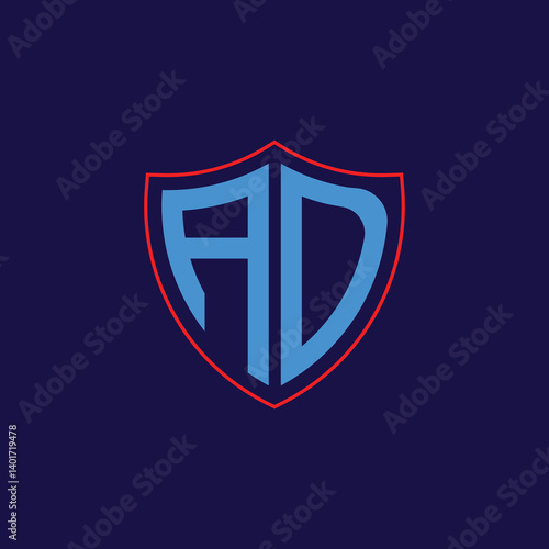Free Download Corporate Shield Logo with Letter Combination - GFXLoad