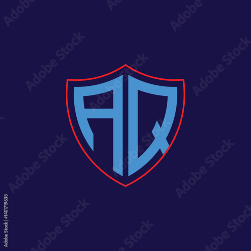 Free Download Corporate Shield Logo with Letter Combination - GFXLoad