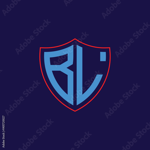 Free Download Corporate Shield Logo with Letter Combination - GFXLoad