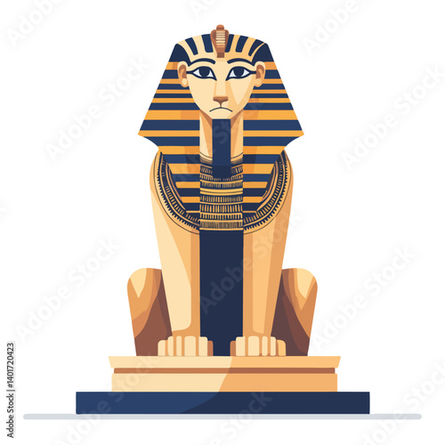 The Karnak Temple Complex - Luxor, Egypt - Stock Illustration