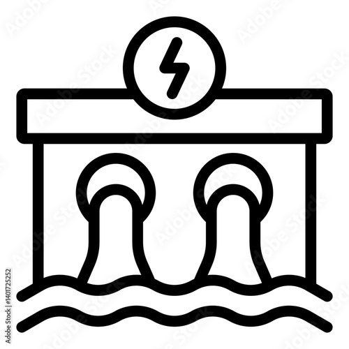 hydro power icon