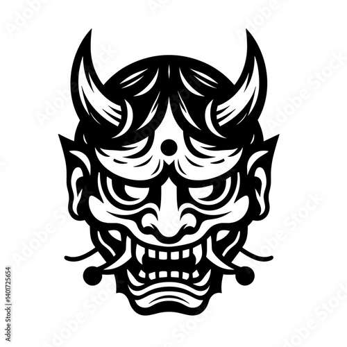Oni Mask Demon Mask wards off evil and misfortune