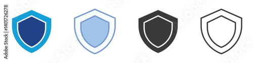 Protection Icons Collection – Multiple Vector Styles Icons