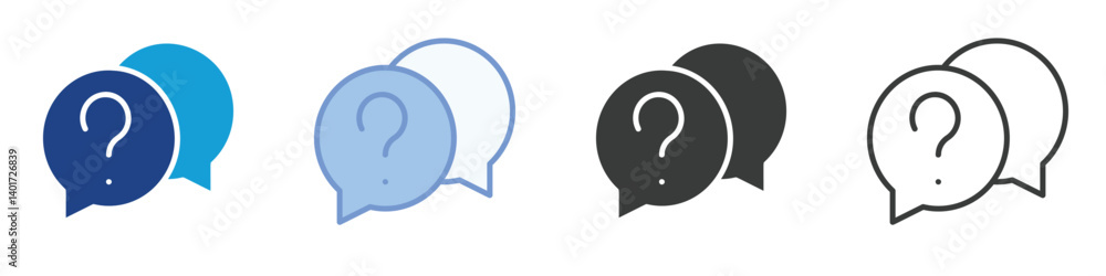 Question Icons Collection – Multiple Vector Styles Icons Question Icons Collection – Multiple Vector Styles Icons