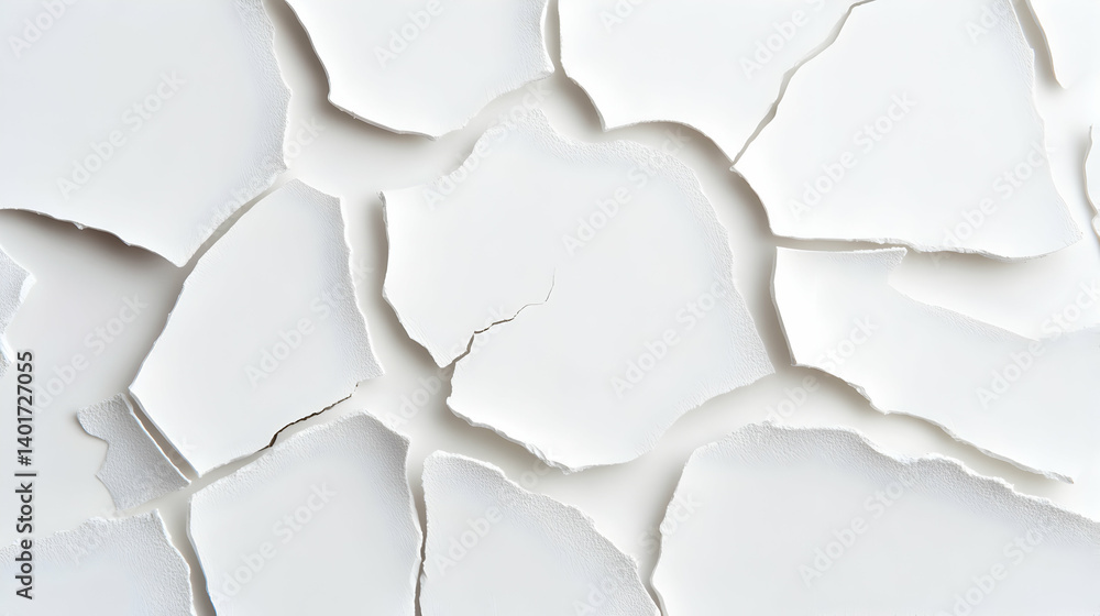 Abstract White Cracked Texture Background Abstract White Cracked Texture Background