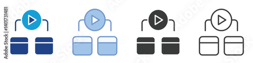 Sitemap Icons Collection – Multiple Vector Styles Icons