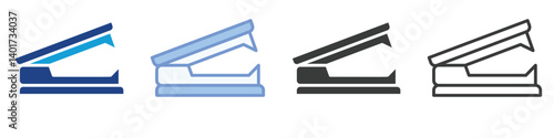 stapler remover Icons Collection – Multiple Vector Styles Icons