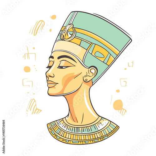 Ancient Egyptian Queen Nefertiti Bust – One of the most recognizable sculptures