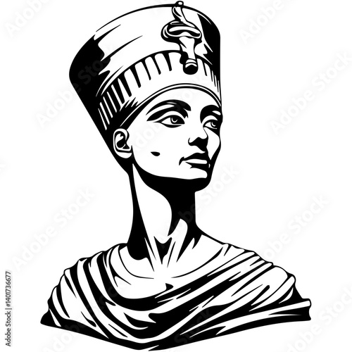 Ancient Egyptian Queen Nefertiti Bust – One of the most recognizable sculptures