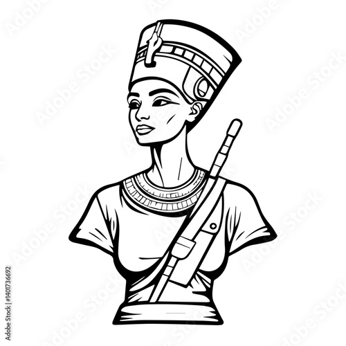 Ancient Egyptian Queen Nefertiti Bust – One of the most recognizable sculptures