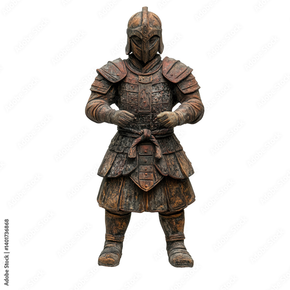 ultra realistic uhd photo of Terracotta knight on transparent background ultra realistic uhd photo of Terracotta knight on transparent background