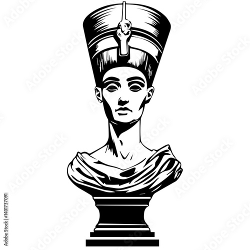 Ancient Egyptian Queen Nefertiti Bust – One of the most recognizable sculptures