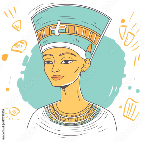 Ancient Egyptian Queen Nefertiti Bust – One of the most recognizable sculptures
