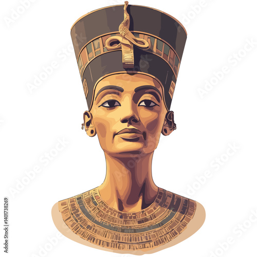 Ancient Egyptian Queen Nefertiti Bust – One of the most recognizable sculptures