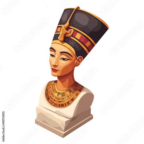 Ancient Egyptian Queen Nefertiti Bust – One of the most recognizable sculptures
