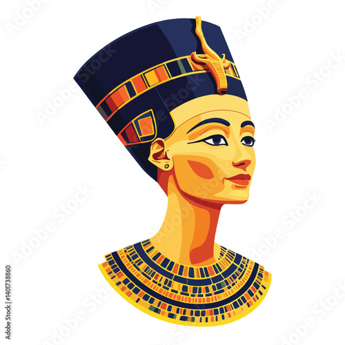 Ancient Egyptian Queen Nefertiti Bust – One of the most recognizable sculptures