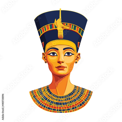 Ancient Egyptian Queen Nefertiti Bust – One of the most recognizable sculptures