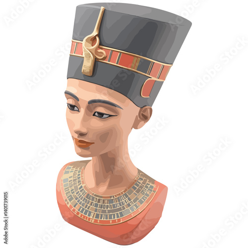 Ancient Egyptian Queen Nefertiti Bust – One of the most recognizable sculptures