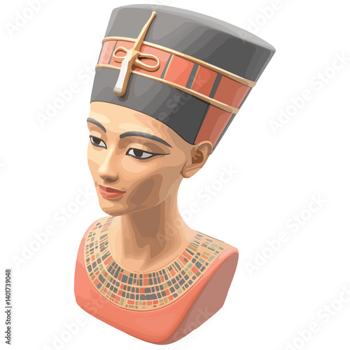 Ancient Egyptian Queen Nefertiti Bust – One of the most recognizable sculptures