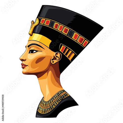Ancient Egyptian Queen Nefertiti Bust – One of the most recognizable sculptures