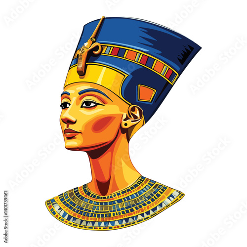 Ancient Egyptian Queen Nefertiti Bust – One of the most recognizable sculptures