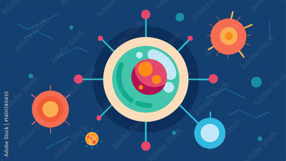 Regenerative Medicine An abstract representation depicting cells regenerating or healing on a microscopic level highlighting forwardthinking medical advancements. Regenerative Medicine An abstract representation depicting cells regenerating or healing on a microscopic level highlighting forwardthinking medical advancements.