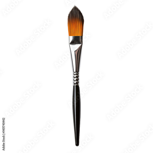 Ultra realistic uhd photo of Miniature paintbrush on transparent background