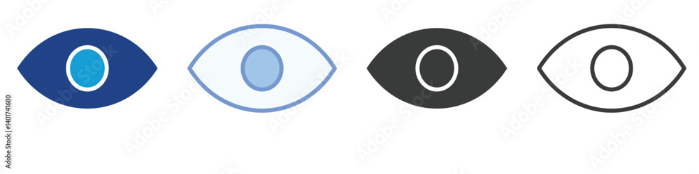 Vision Icons Collection – Multiple Vector Styles Icons Vision Icons Collection – Multiple Vector Styles Icons