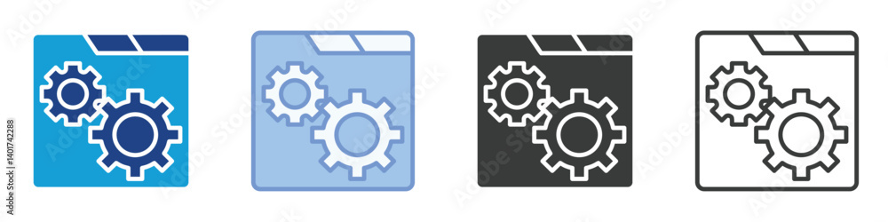 Web Configuration Icons Collection – Multiple Vector Styles Icons Web Configuration Icons Collection – Multiple Vector Styles Icons