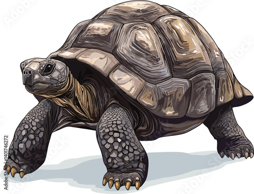 turtle isolated on white background
