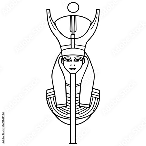 Egyptian god Osiris.