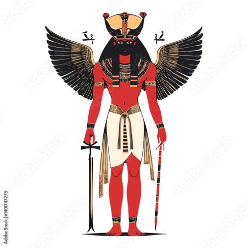Egyptian god Osiris.