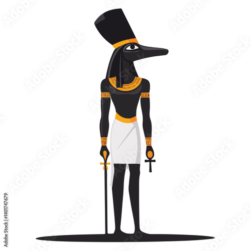 Egyptian god Osiris.
