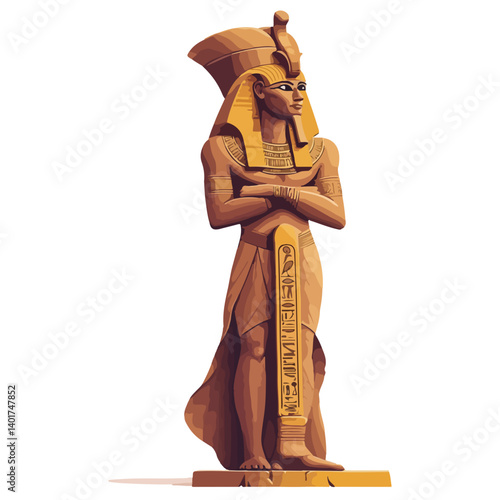 Egyptian god Osiris.
