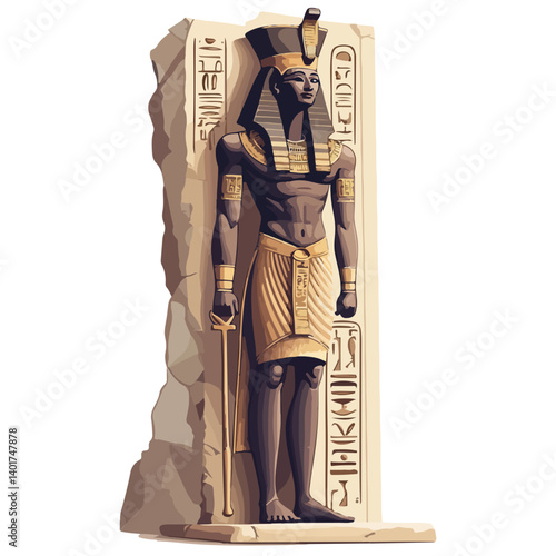 Egyptian god Osiris.