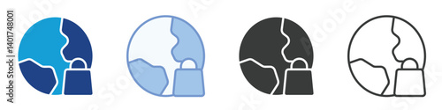 Worldwide Icons Collection – Multiple Vector Styles Icons