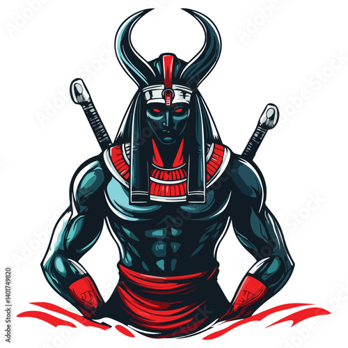 Egyptian god Osiris.
