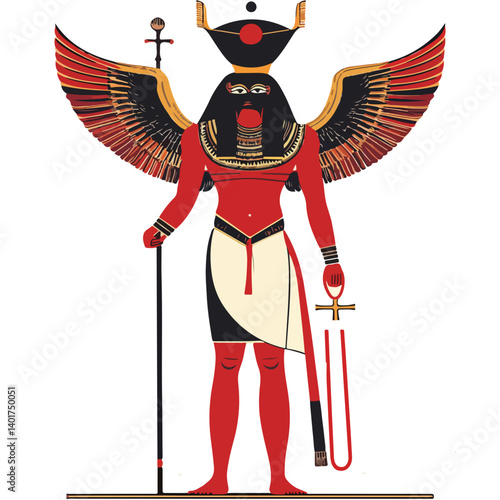 Egyptian god Osiris.