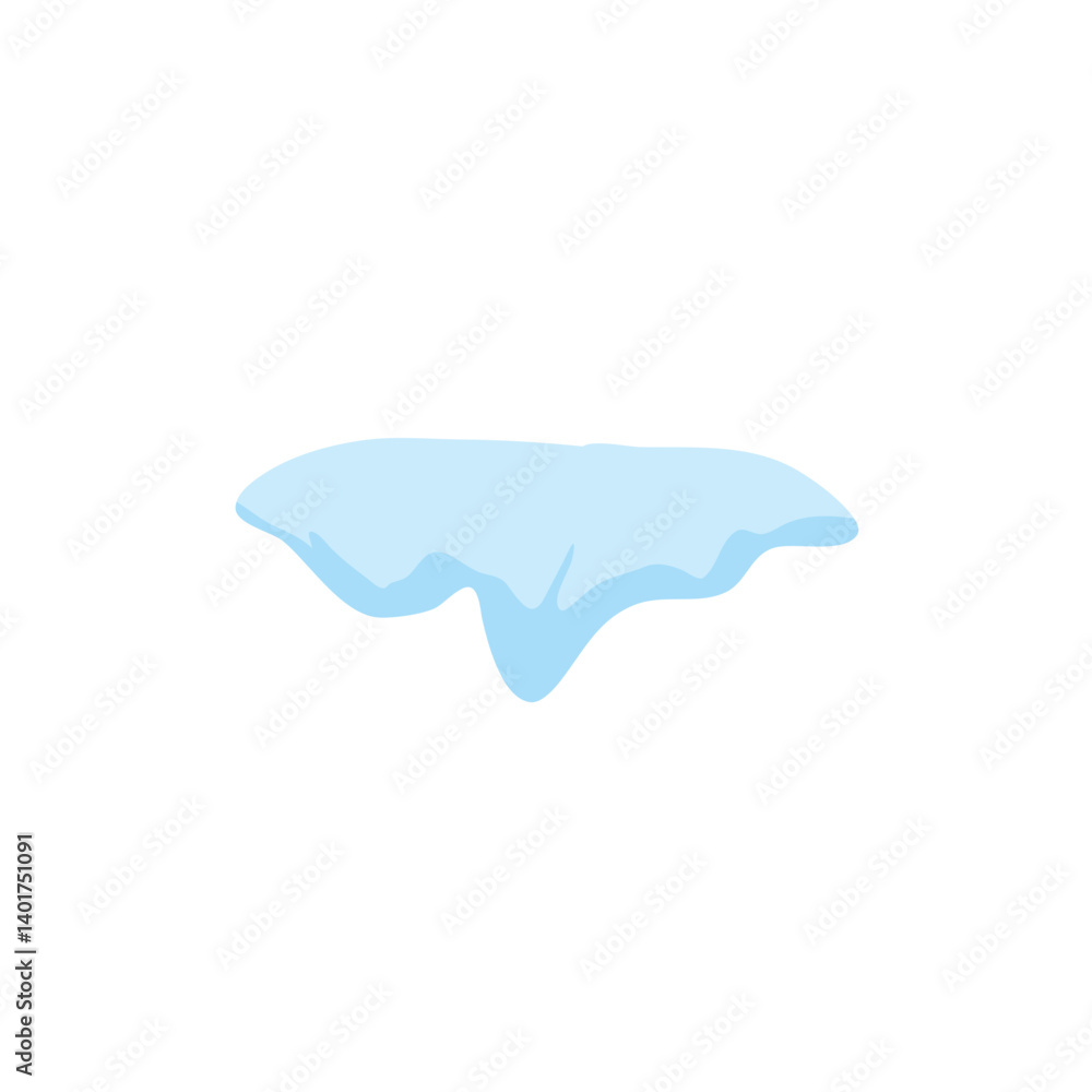 Snow ice caps vector illustration Snow ice caps vector illustration