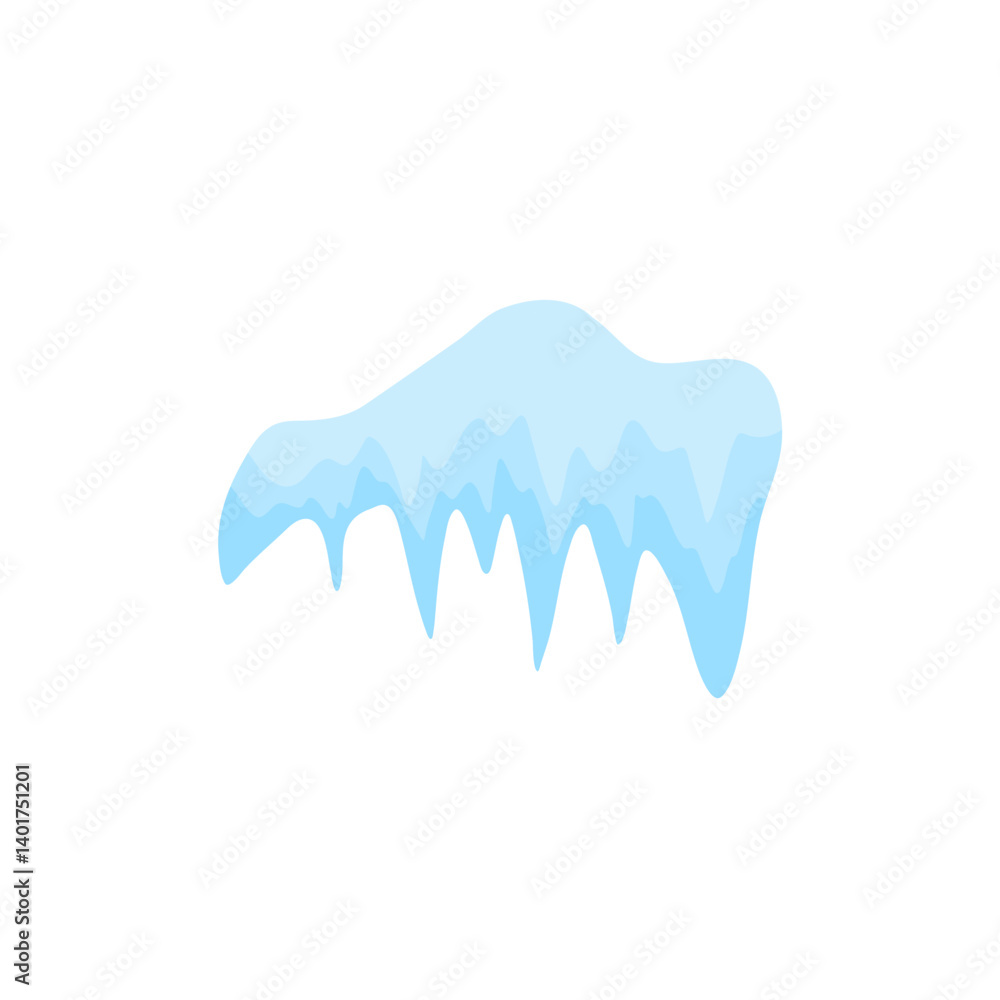 Snow ice caps vector illustration Snow ice caps vector illustration