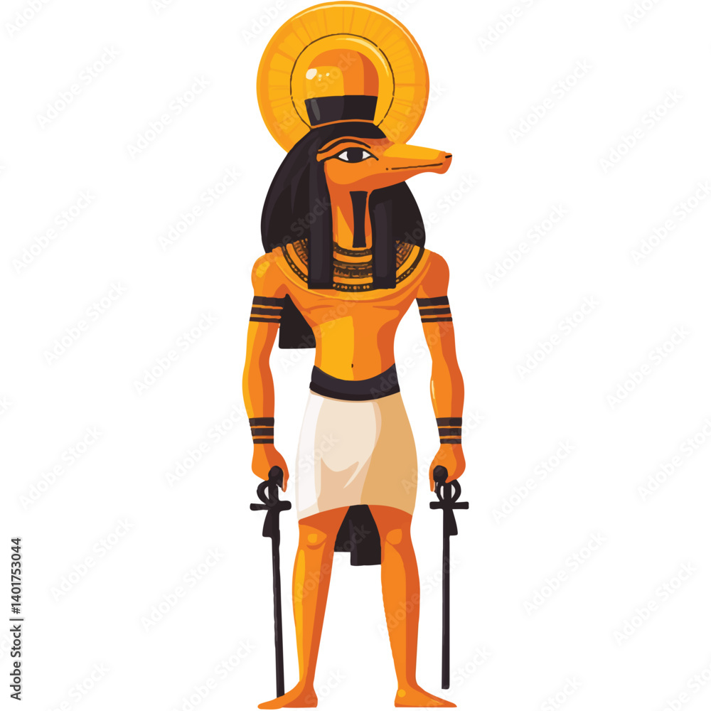 Fototapeta premium Ra the ancient Egyptian deity of the sun