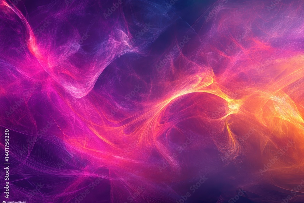 Abstract vibrant color swirls Abstract vibrant color swirls