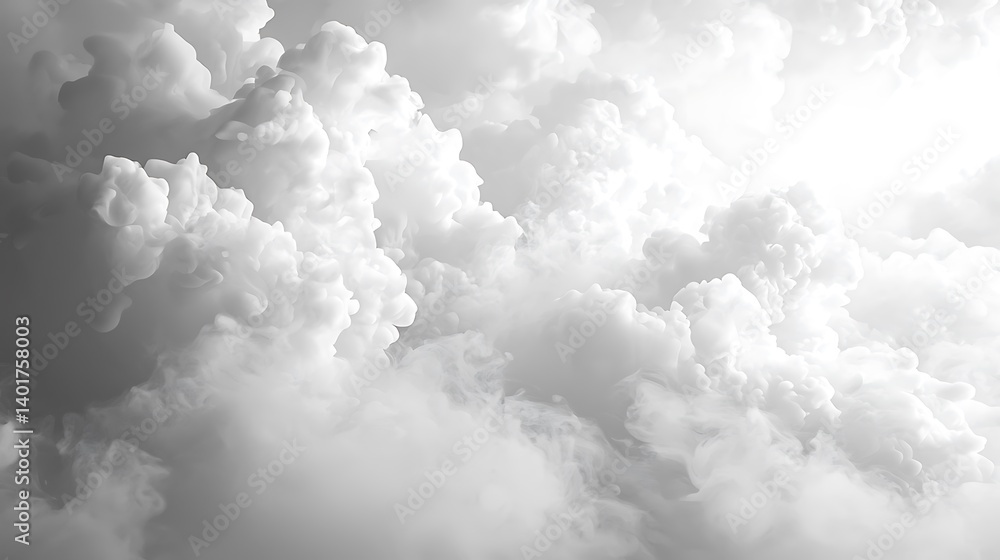 A soft, cloudy smoke effect in white and light gray, perfectly cut out for overlays. A soft, cloudy smoke effect in white and light gray, perfectly cut out for overlays.