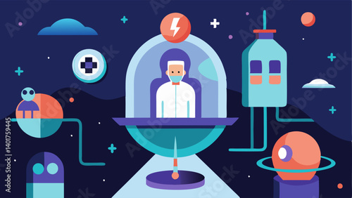These descriptions depict the innovative and healing environment of futuristic Age Reversal Clinics focusing on various aspects of their antiaging services.