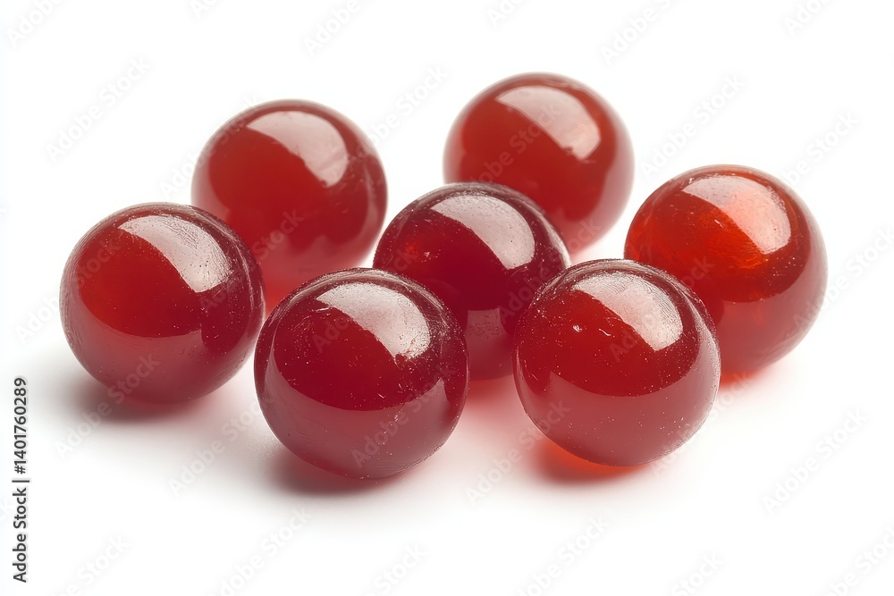 Red polished spheres Red polished spheres