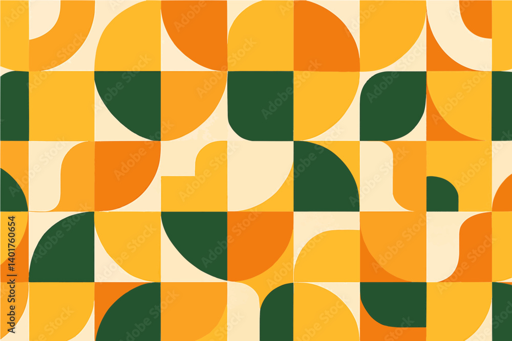 Seamless Geometric Abstract Pattern in Retro Colors
Seamless Geometric Abstract Pattern in Retro Colors