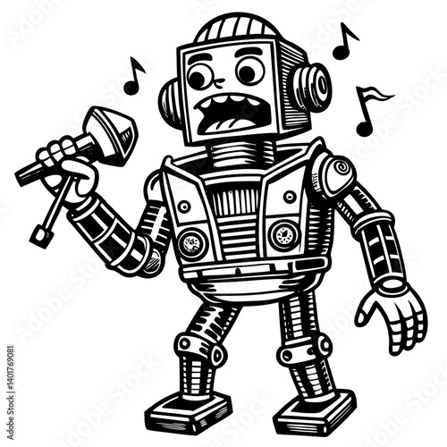 AI robot icon
