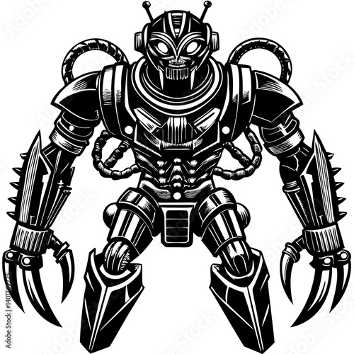 AI robot icon