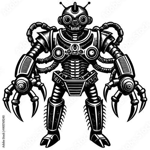AI robot icon