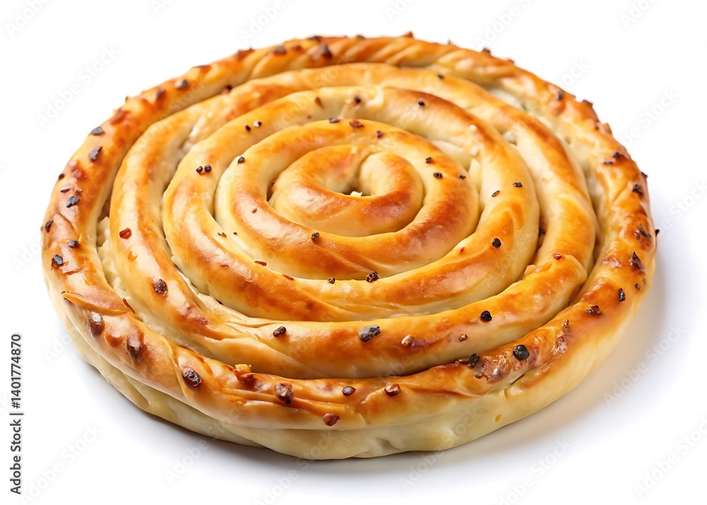 Fototapeta premium Spiral Cheese or Meat Borek